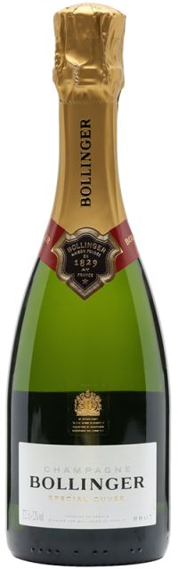 Champagne Bollinger Brut NV HALF Bottle