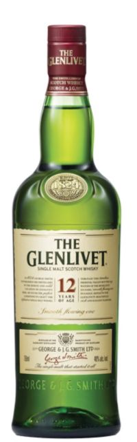 Glenlivet 12YO Single-Malt Whisky 700ml