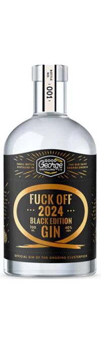 Good George F Off 2024 Black Edition Gin 700ml