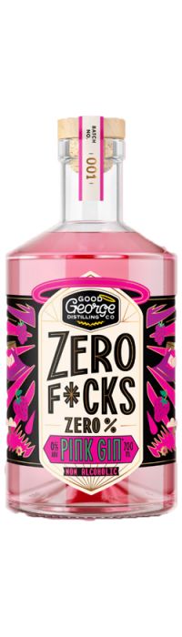 Good George Zero F*cks Non-Alcoholic Pink Gin 700ml