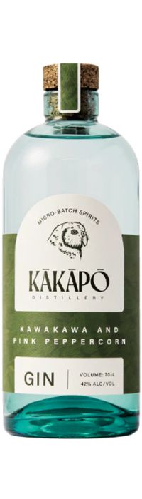Kakapo Distillery Kawakawa & Pink Peppercorn Gin 700ml