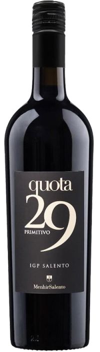 Menhir Salento Quota 29 Primitivo 2022