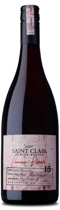 Saint Clair Pioneer Block 15 Strip Block Pinot Noir 2022