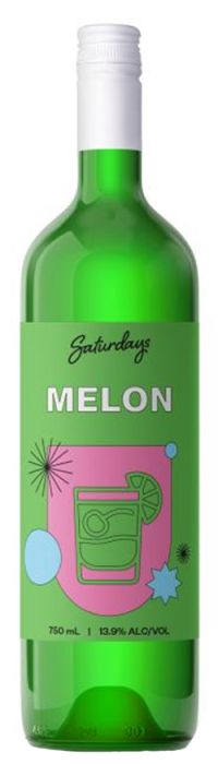 Saturdays Melon Liqueur 750ml