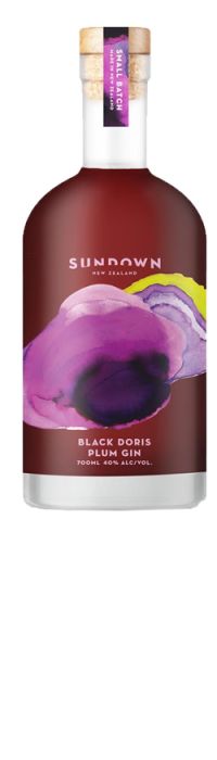 Sundown Black Doris Plum Gin 700ml