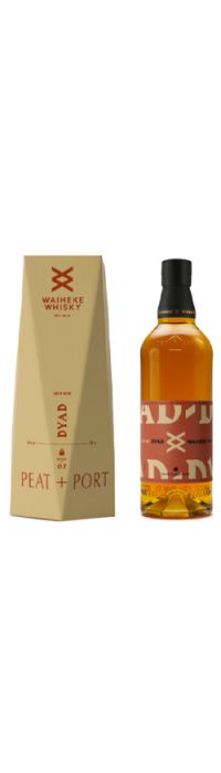 Waiheke Whiskey Dyad Peat & Port Whisky 700ml