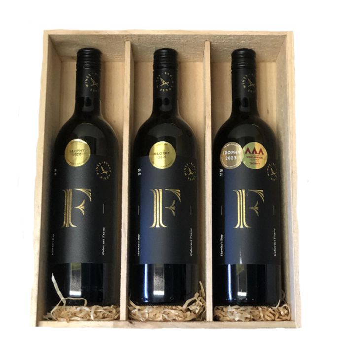 Beach House Masterclass in Cabernet Franc Wooden 3 Pack