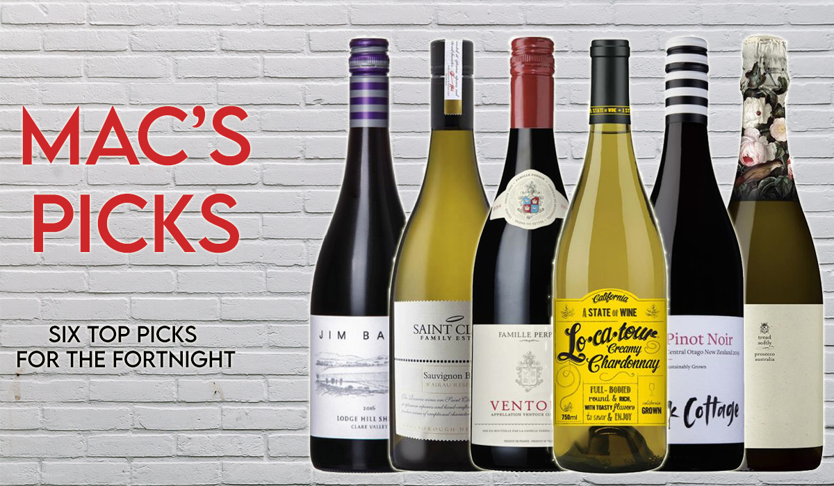 Mac's top 6 wine picks for 12 August 2023