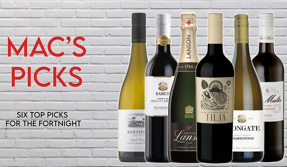 Mac's top 6 wine picks for 15 July 2023