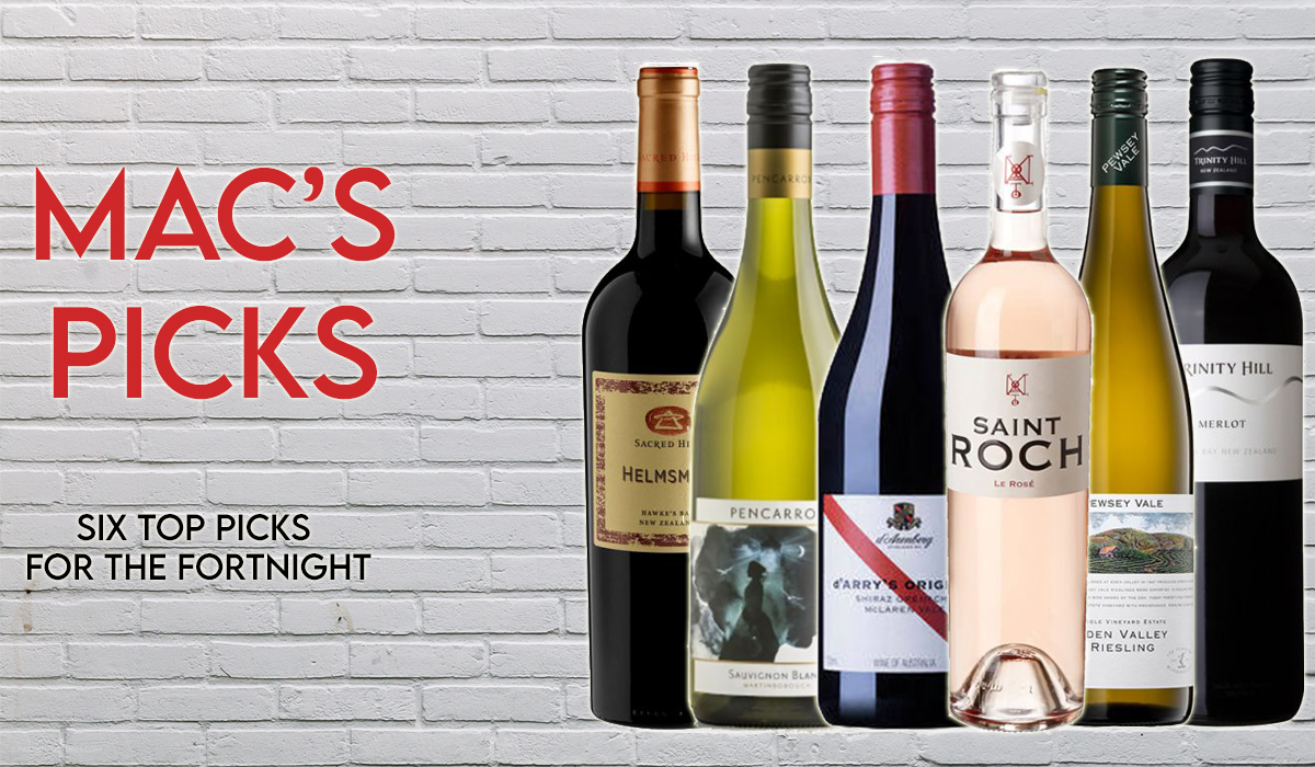 Mac's top 6 wine picks for 8 April 2023