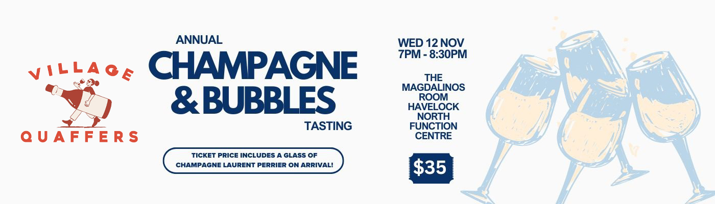 Village Quaffers Annual Champagne & Bubbles Tasting