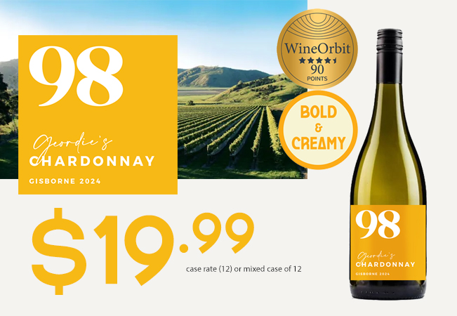 98 Wines Geordies Chardonnay 2024