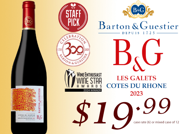 B&G Les Galets Cotes du Rhone 2023