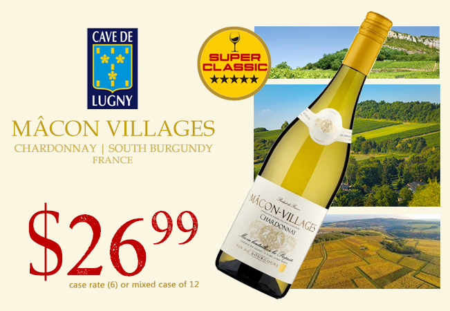 Cave de Lugny Macon Villages Chardonnay 2023