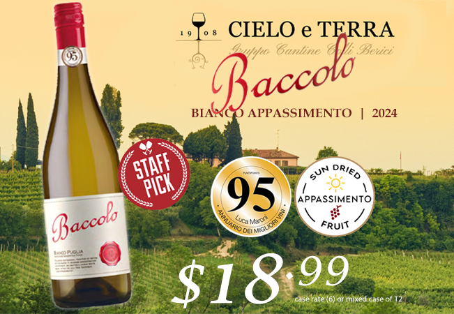 Cielo e Terra Baccolo Appassimento 2024