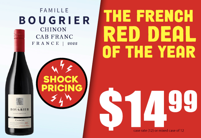 Famille Bougrier Chinon Cabernet Franc 2022