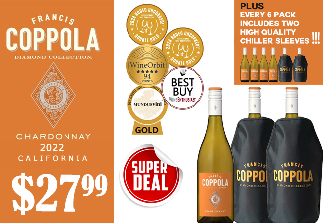 Francis Ford Coppola Diamond Collection Chardonnay 2022
