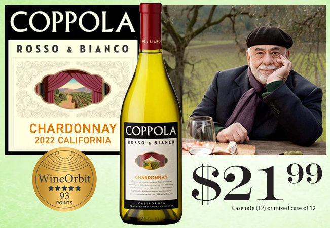 Francis Ford Coppola Rosso + Bianco Chardonnay 2022