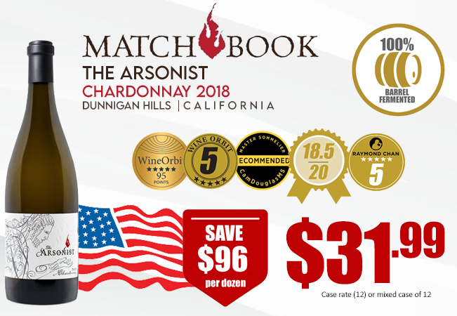 Matchbook The Arsonist Chardonnay