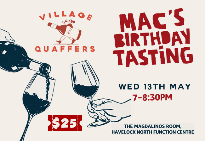 Village Quaffers Mac's Birthday Tasting