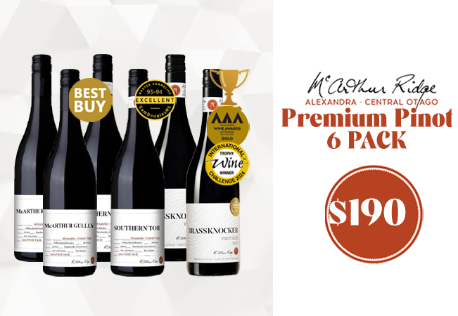 McArthur Ridge Premium Pinot 6 Pack