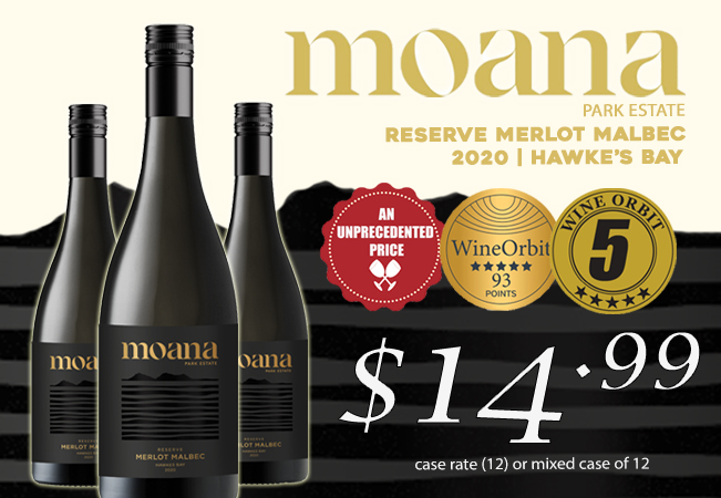 Moana Park RESERVE Merlot Malbec 2020