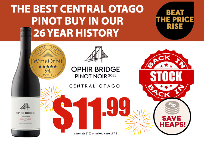Ophir Bridge Central Otago Pinot Noir 2023