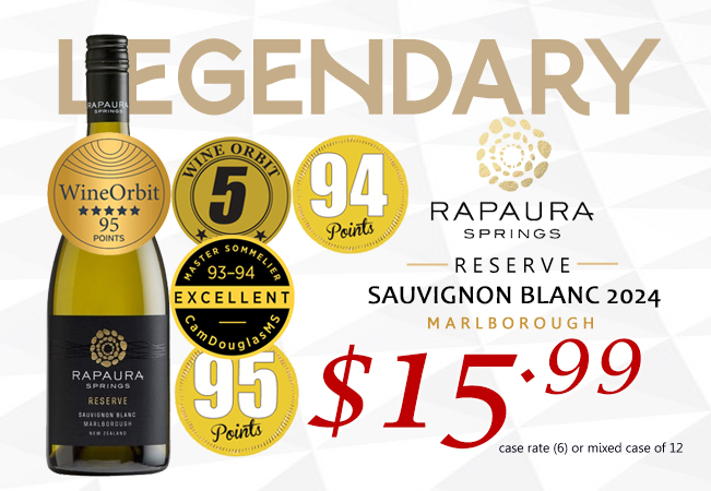 Rapaura Springs RESERVE Sauvignon Blanc 2024