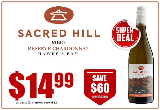 Sacred Hill Reserve Chardonnay 2020
