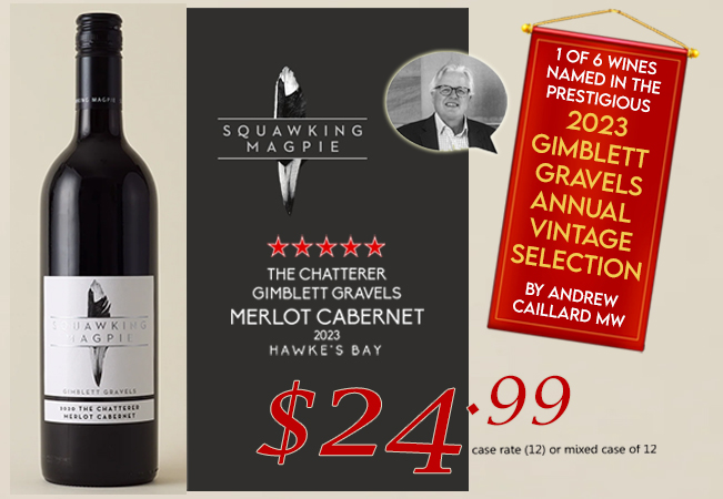 Squawking Magpie The Chatterer Merlot Cabernet 2023
