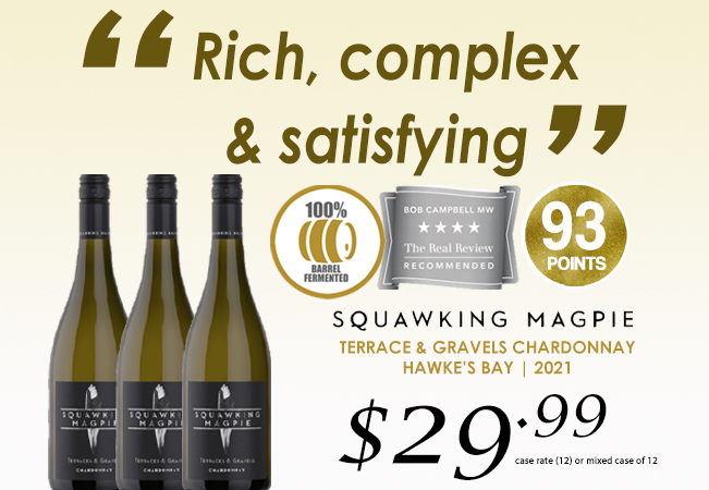 Squawking Magpie Terrace & Gravels Chardonnay 2021