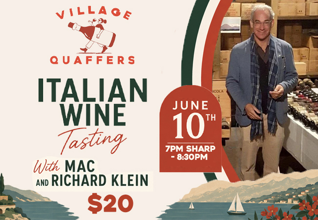 Village Quaffers Italian Tasting