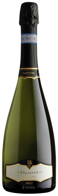 Sartori Prosecco D.O.C. NV–sparkling wine from italy